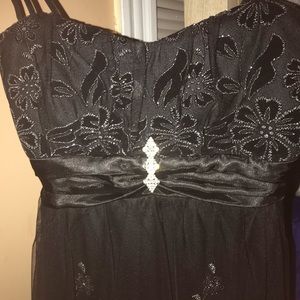 Black party dress